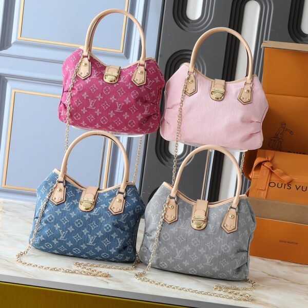 Denim vintage bucket bag